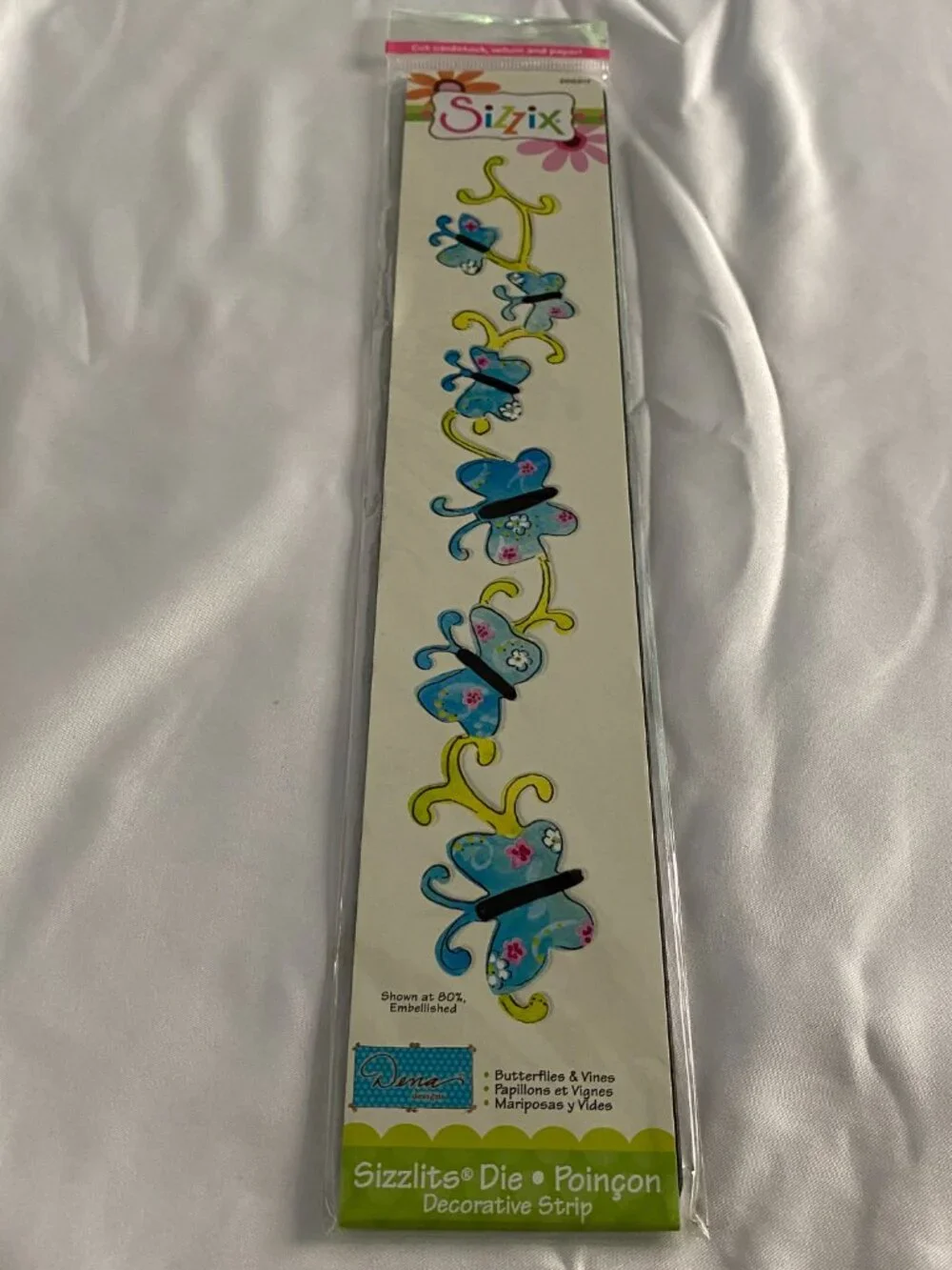 Sizzix Sizzlits Butterflies & Vines Dena Designs Decorative Strip Die